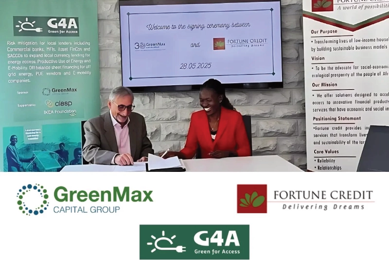 Fortune Credit and G4A sign their Climate-Smart Technology partnership
