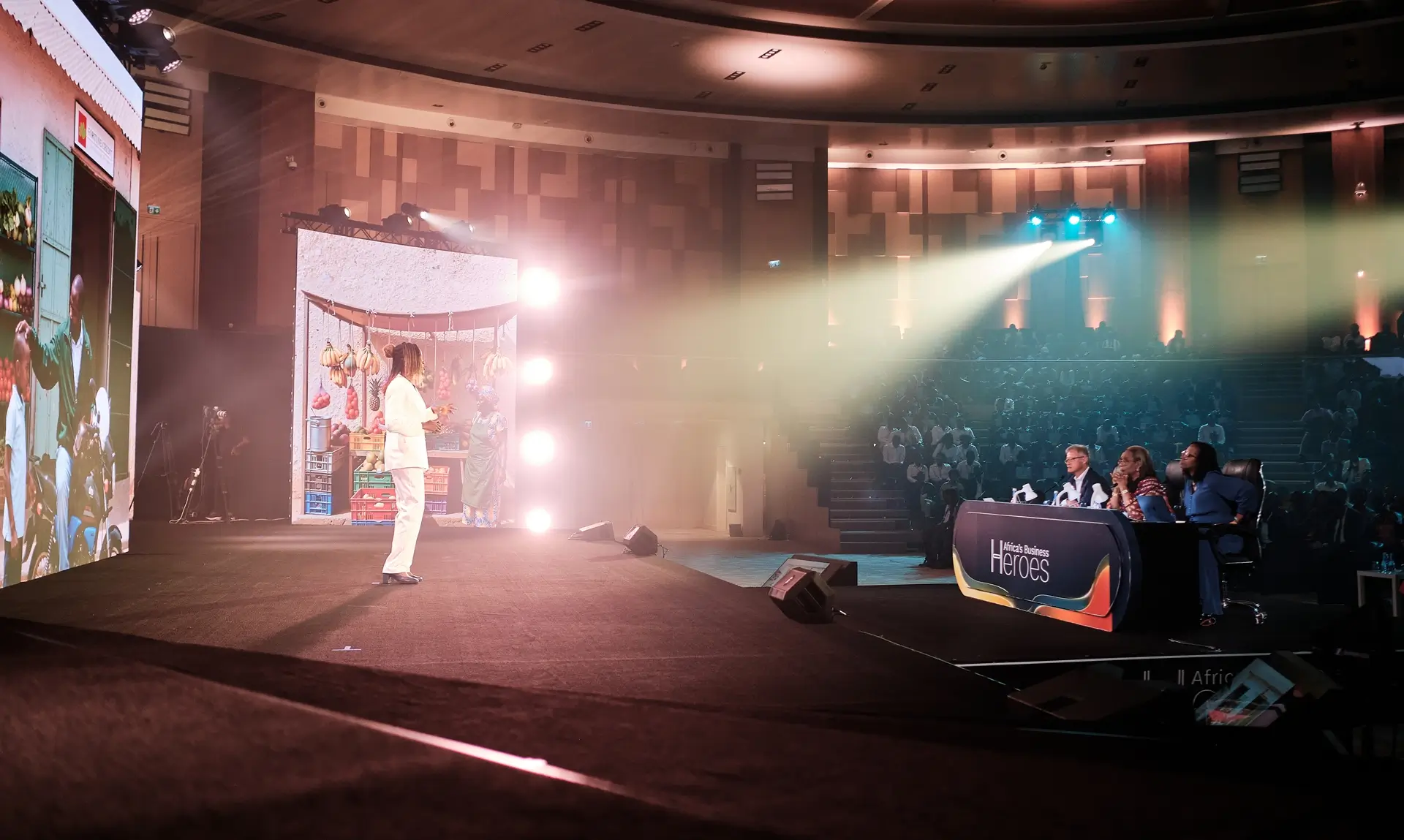 Janet Kuteli at the Africa Business Heroes Final Awards Ceremony