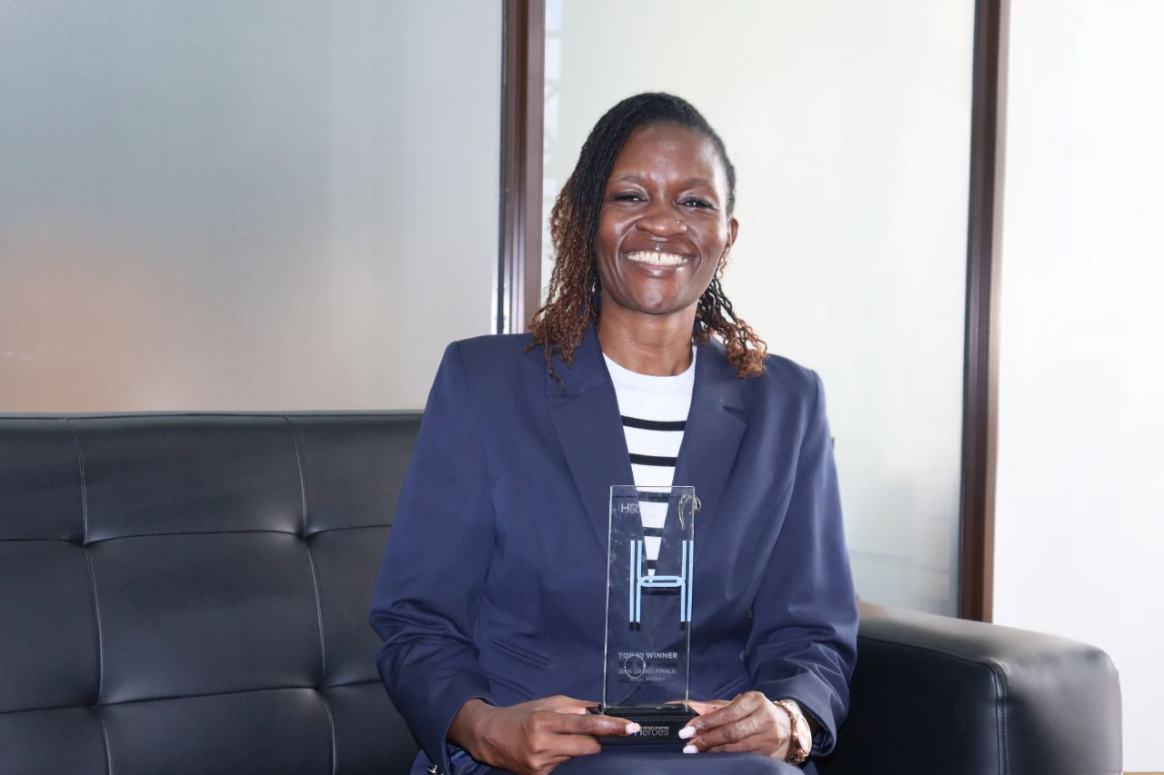 Janet Kuteli with her ABH Award