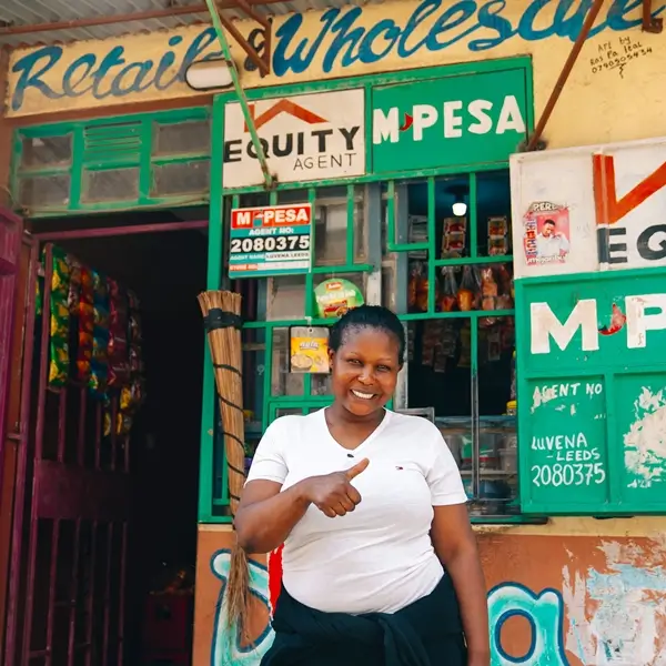 Store owner and equity agent who got a credit loan for her business
