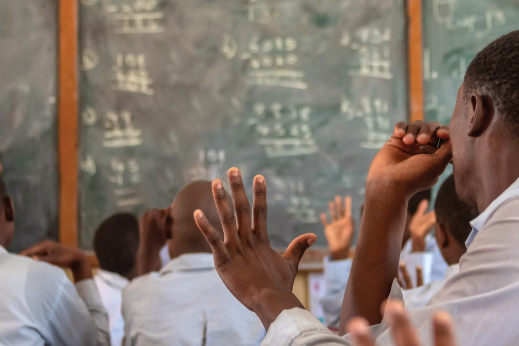 Classroom of students actively engaged in learning through Fortune Credit EduFinance Loan support in Kenya