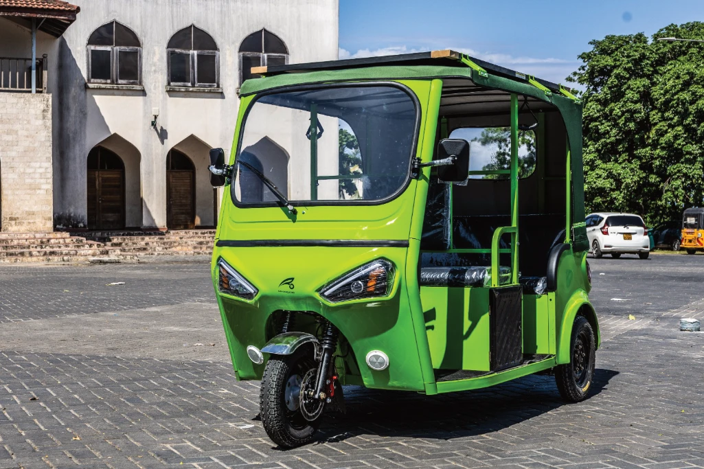 Electric tuk-tuk financed through Fortune Credit Tuk-Tuk Loan for clean and affordable transport in Kenya